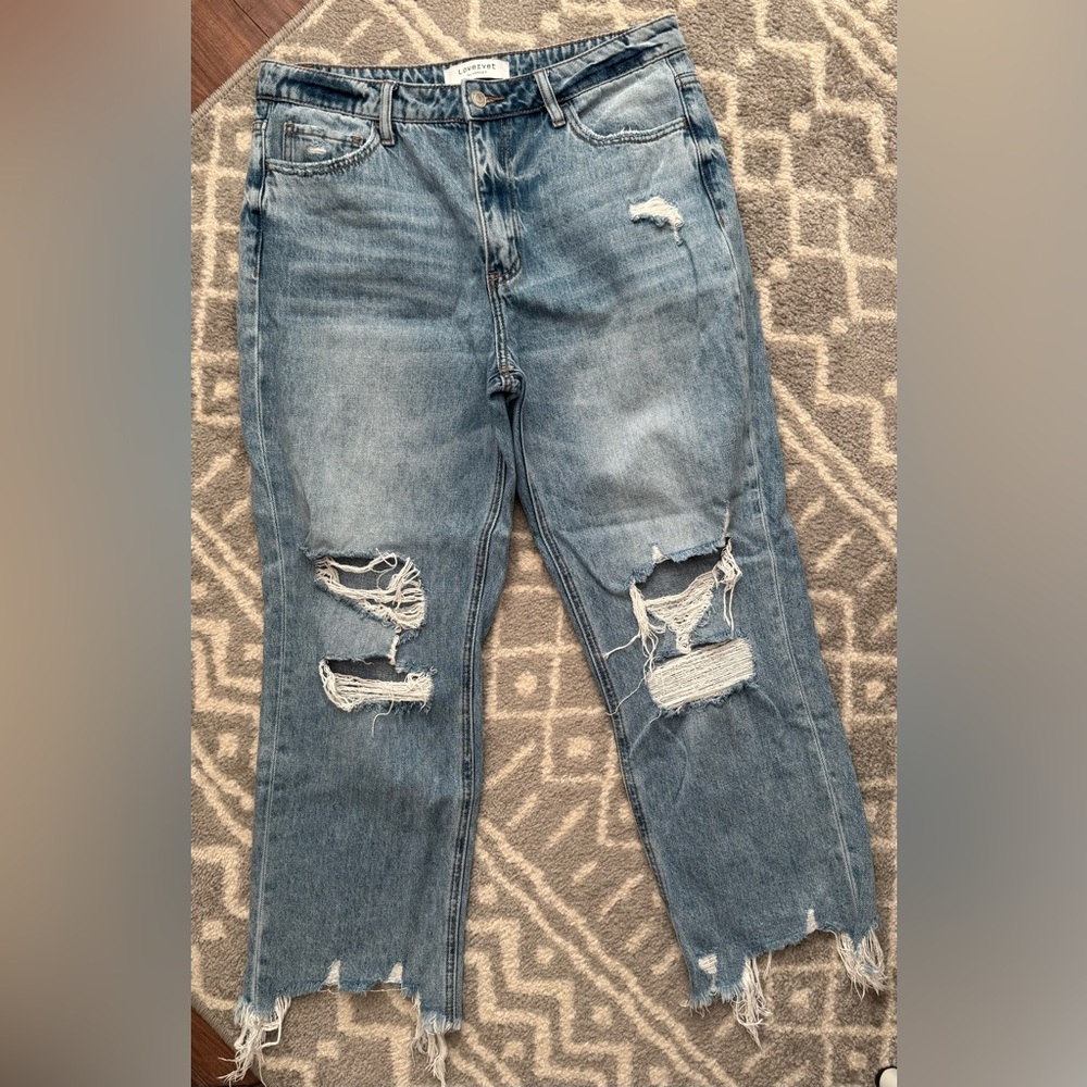 Lovervet Distressed Cropped Jeans 🤩